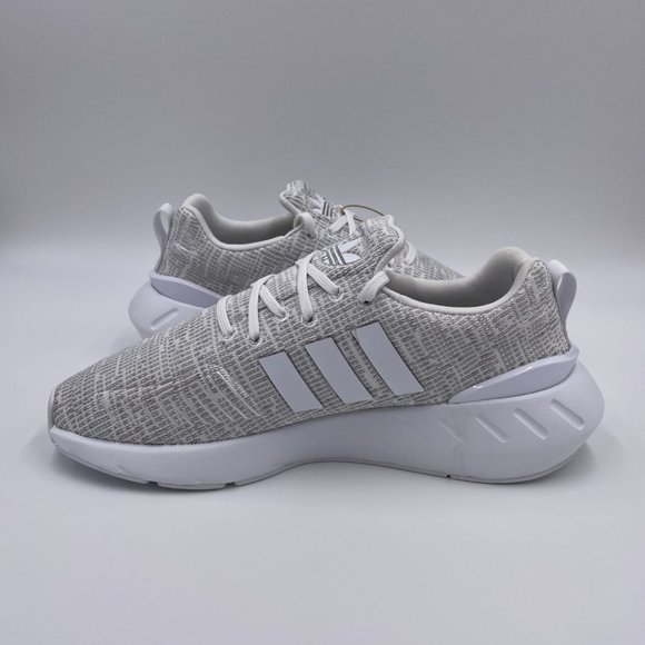 Adidas Swift Run 22 Grey / White Womens Shoes - Picture 2 of 8